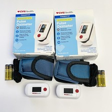 2 CVS Respiratory Pulse Oximeter Measures Oxygen Levels  Respiratory Rate NEW