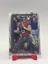 2025 Topps Chrome Baker Mayfield RayWave Refractor #281 Buccaneers