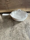 Vintage Corning Ware MW-83-B Microwave Browning Dish Pyrex Lid P-83-C  USA