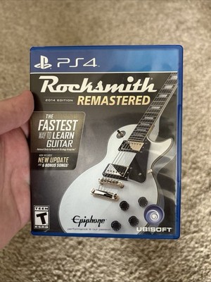 Rocksmith 2014 Edition Remastered (PlayStation 4, 2016) Game with Case No Cable