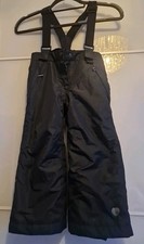 Unisex SCHNEEHOSE WINTERHOSE SKIHOSE GR. 98-104 LUPILU Neuwertig Schwarz