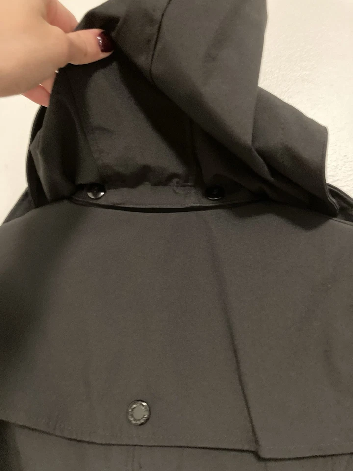 Gabardina para mujer Calvin Klein negra talla S nunca usada nueva sin etiquetas Foto 4 de 4