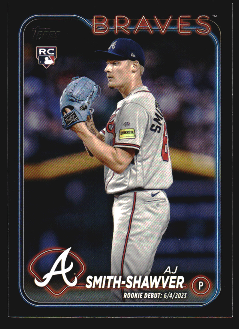 2024 Topps Update Black #US316 AJ Smith-Shawver /74