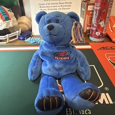 Vintage 1998 Limited Treasures Premium Pro Bear Drew Bledsoe 11 Patriots NWT