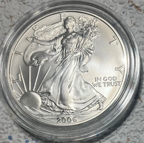 2006 - W American Silver Eagle  - BU