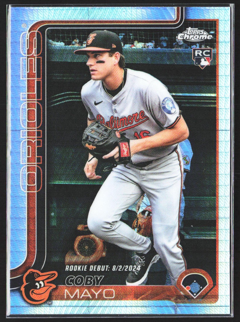 2025 Topps Chrome Update #USC94 Coby Mayo Prism Refractors