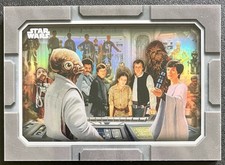 2025 Topps Chrome Star Wars Galaxy Layers Original Art Mon Mothma's Intel LAY-15