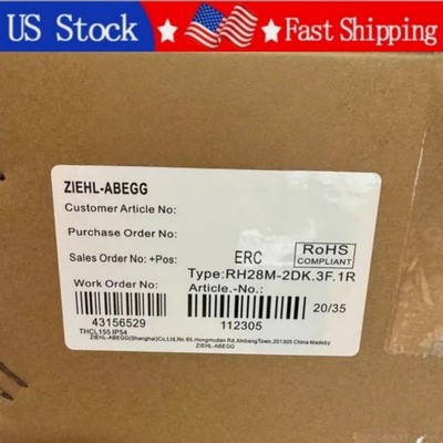 1PCS New ZIEHL-ABEGG RH28M-2DK.3F.1R 400V Centrifugal Fan  Fast Shipping