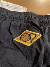 Ocean Pacific Swim Shorts Men XL Black Vintage OP Spellout 90  s A5157 Volleyball