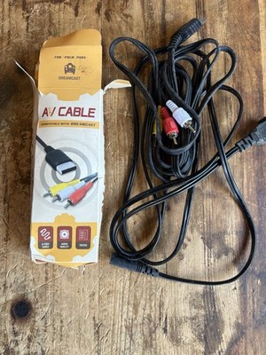 tomee  A/V CABLE CORD FOR SEGA DREAMCAST AV AUDIO VIDEO M05140