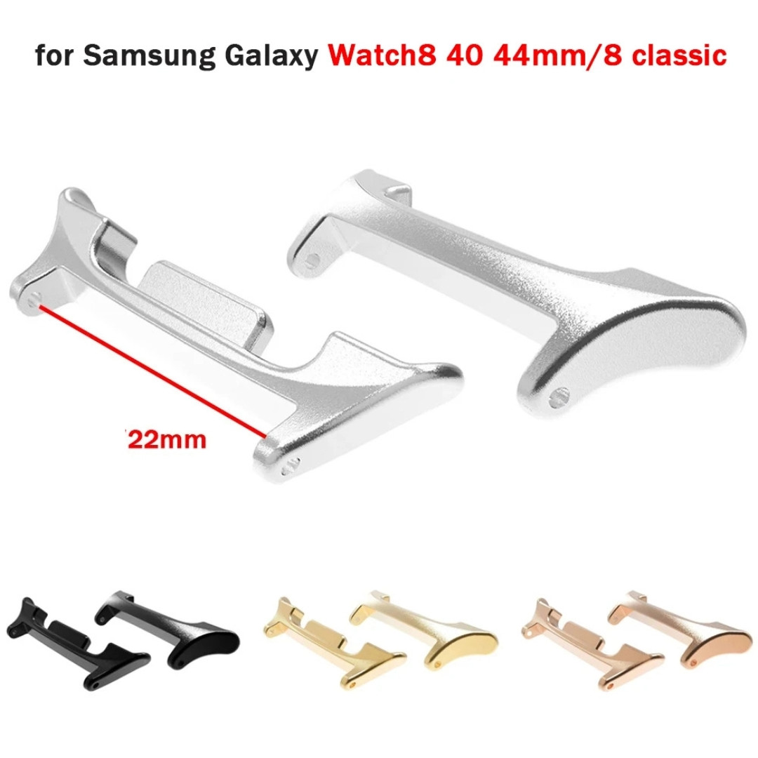 22mm Connector Watch Band Adapter for Samsung Galaxy Watch 8 40mm 44mm 8 Classic