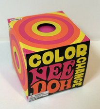 NeeDoh Schylling Color Change Squish Stress Ball The Groovy Glob Pink