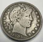 1905 S Barber Half Dollar E53