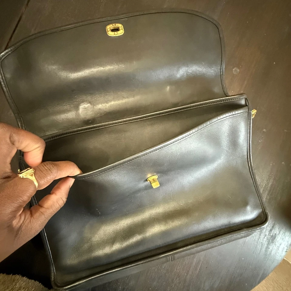 Vintage Coach Lexington 5265 Briefcase Messenger Bag Turn Lock STRAP INCLUDED - Image 4 of 4