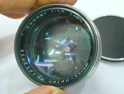Zeiss 50mm f1.5 Opton Sonnar Lens Red T 