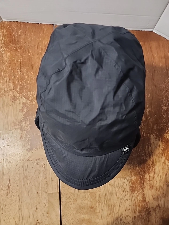 Sombrero Rei Elements E1 Negro Vellón Aislado Clima Frío Invierno Orejeras L/XL  Foto 2 de 4