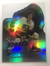 Bobby Clarke 2003-04 Topps #SCH-BC “STANLEY CUP HEROES” DIE-CUT HOLO FLYERS NICE