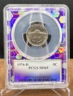 1976 D 5C Jefferson Nickel PCGS MS65 — photo 1