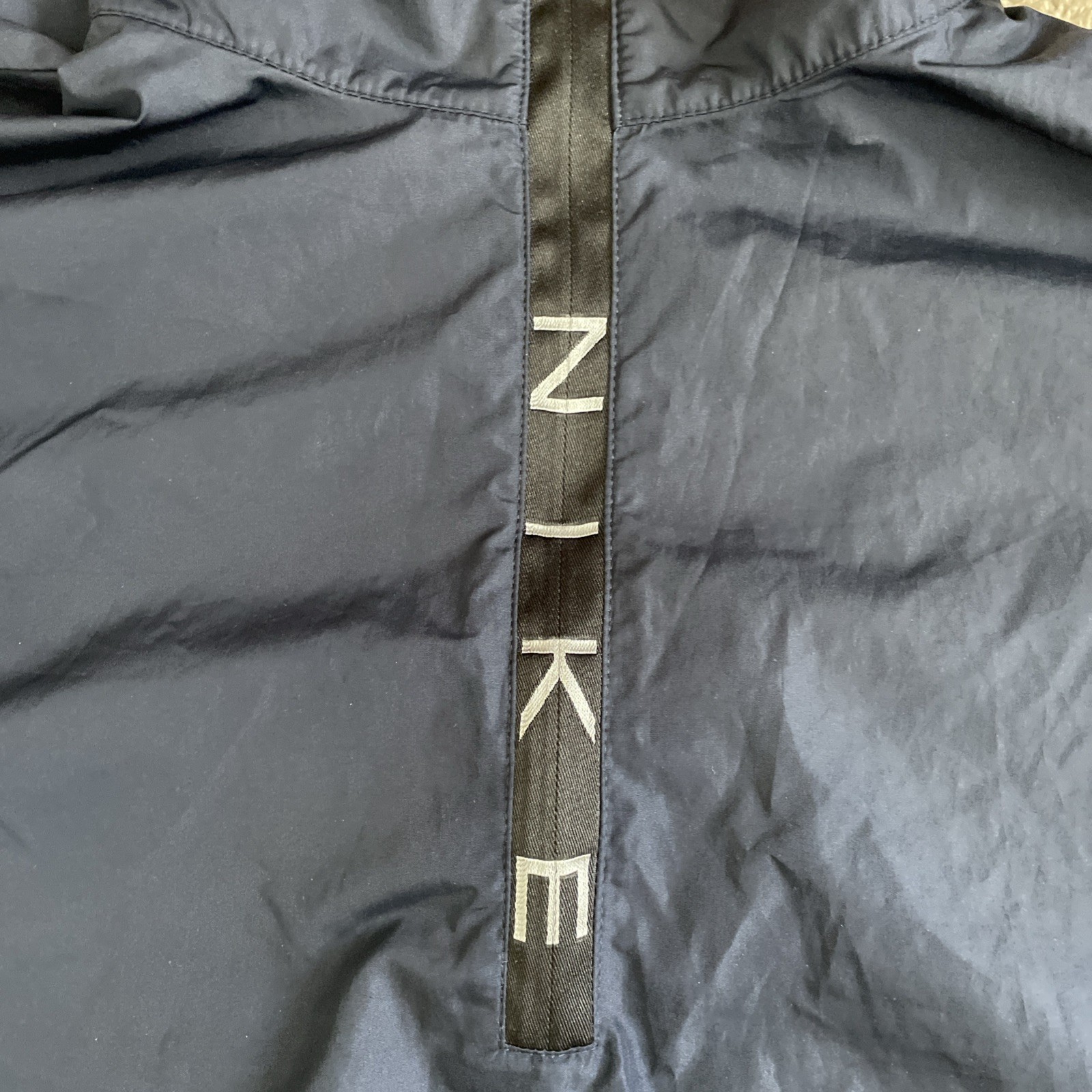 SACAI X NIKE Giacca Pullover Vintage Uomo NIKE Navy Shell Giacca a Vento Tg S