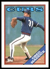Greg Maddux 1988 Topps #361 Chicago Cubs MLB READ FREE SHIPPING AutographDen