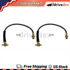 Pair Dorman - First Stop Brake Line Hose Fits 1975 1976 1977 1978 Chevrolet K10