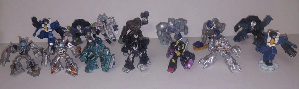 Lote de 14 figuras Transformers Robot Heroes Hasbro 2006 Autobots Decepticons  Foto 3 de 4