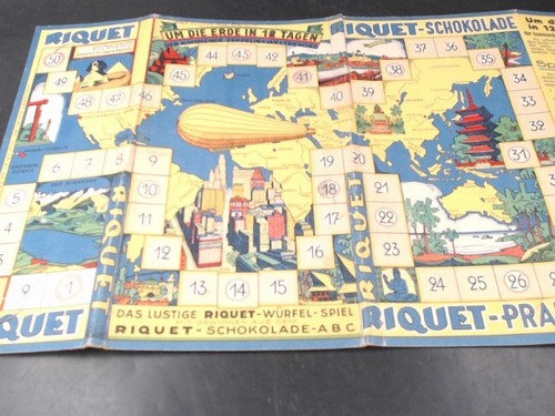 Um die Erde in 12 Tagen. Das lustige Riquet-Schokolade-Würfel-Spiel. Riquet & Co - Picture 2 of 3