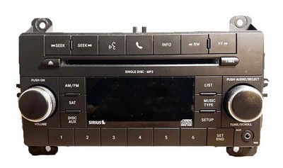 11 12 13 Dodge Durango Jeep Grand Cherokee RES Radio Sirius AUX CD Player MP3