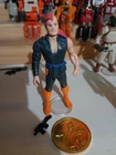 1985 Vintage Star Wars Droids cartoon Thall Joben Action Figure Complete W Coin