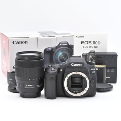 Canon EOS 80D  w/ EF-S 18-135mm Lens (Shutter Count 1252) [Top Mint]  #12265