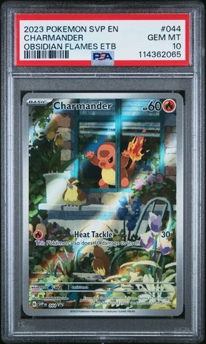 2023 POKEMON SVP EN-SV BLACK STAR PROMO #044 CHARMANDER PSA 10