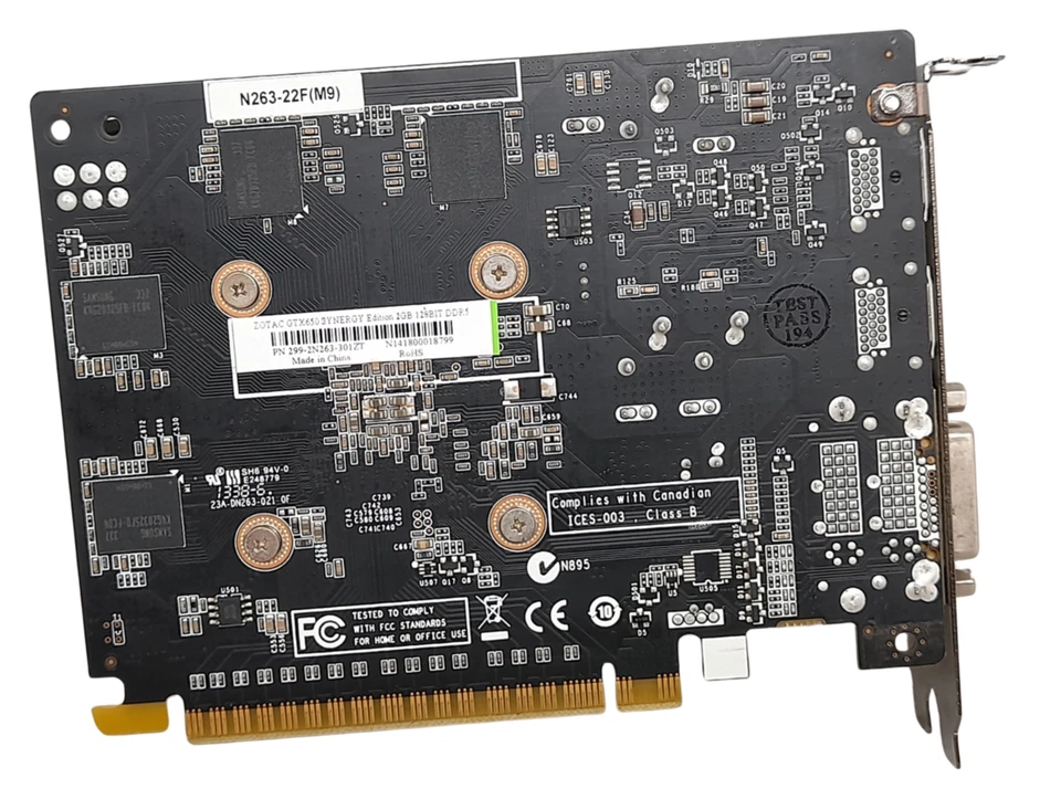 Zotac NVIDIA GeForce GTX 650 Synergy Edition 2GB DDR5 PCI-E Graphics Card - Image 3 of 3