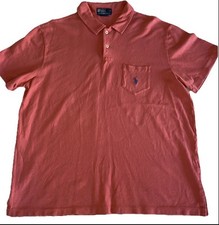 Polo Ralph Lauren Polo Shirt Mens XL Short Sleeve Polo Shirt Custom Fit Vintage
