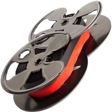 Royal KHT Desktop Typewriter Twin Metal Spools + New Black and Red Ribbon