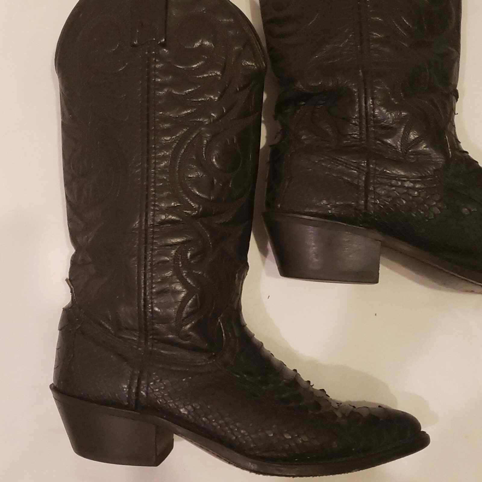 Women's, Western Python Snakeskin  front / Leathe… - image 5