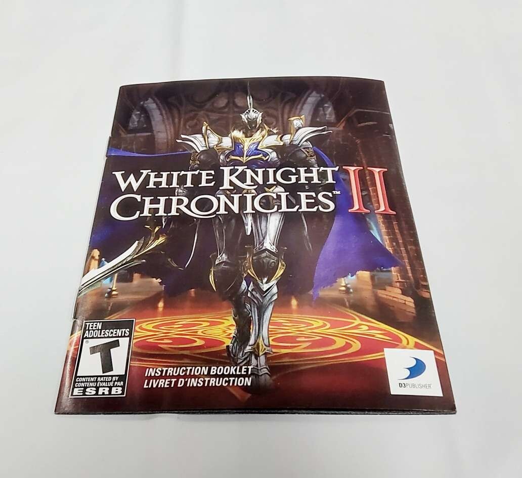 White Knight Chronicles 2 Manual Instruction Booklet ONLY!!! PS3 | eBay UK