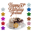 miniatura 9  - Spersonalizowany tort urodzinowy Topper Custom Cake Decor 30th 40th 50th 60th 70th