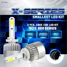 200W 20000LM CREE LED 6000K White Fog Light Conversion Kit - 880 881 893 899 (B)