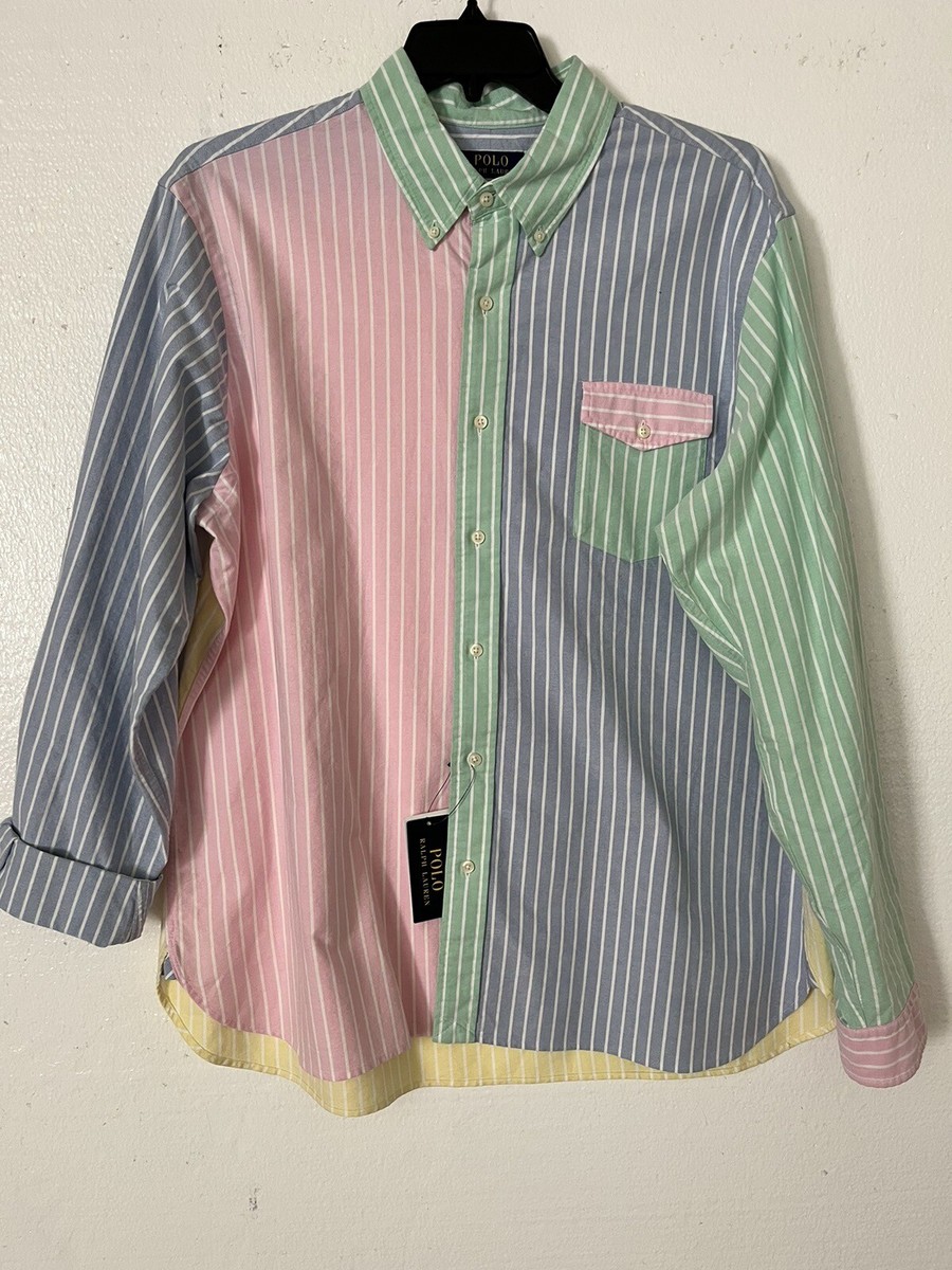Polo Ralph Lauren Classic Fit Multi Striped Oxford Shirt 2XL NWT