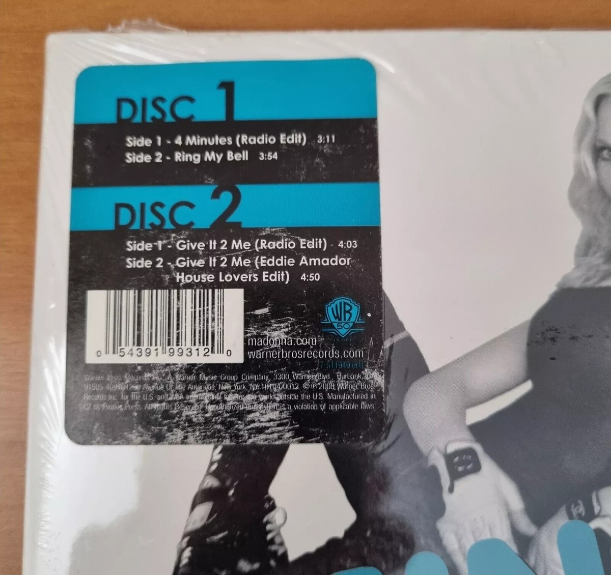 Madonna/Justin Timberlake.4 Minutes/give It To Me 2×7”Mint Vinyl