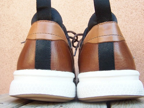 JOHNSTON MURPHY Dress Shoes Cognac Brown Leather Plain Toe Sport Oxford Size 13M - Picture 6 of 7