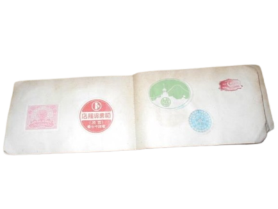 Label Collection Scrapbook Over 130 Pieces 7.5×14cm Binding Loose
