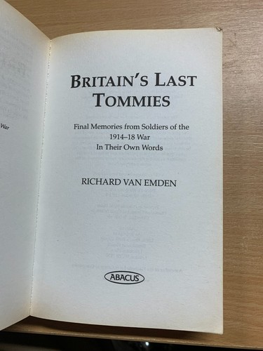 2006" BRITÁNICOS Last Soldados" WW1 Memoirs Libro de Bolsillo (P3) - Picture 4 of 12