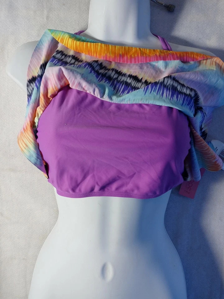 Traje de baño St Tropez para mujer top de baño multicolor Foto 2 de 4