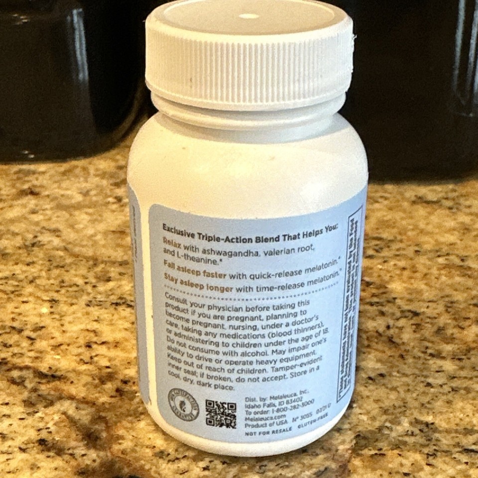 Melaleuca Rest EZ Sleep Aid Natural Relaxation for Better Sleep, Size