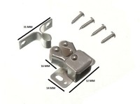 Doppel Roller Fang Zwilling Schrank Riegel Bzp + Schrauben Packung 100