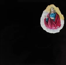 Glass Magic Lantern Slide DEEP IN THE MINE NO3 C1890 VICTORIAN TALE MINING MINER