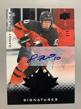 2021 Danny Zhilkin RC Auto /5 Autograph UD Canada Juniors #26 