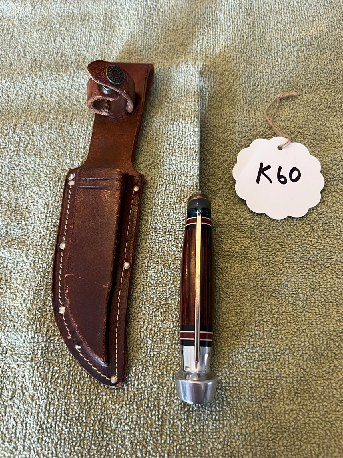 Western Knife, W39 M, with Rosewood handle. Hank Williams (Bocepfus