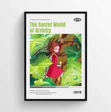 The Secret World of Arrietty Movie Poster Print, Wall Art - Unframed